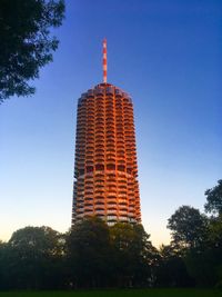 Low angle view of building against sky