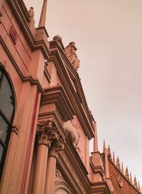 Low angle view of historical building against sky