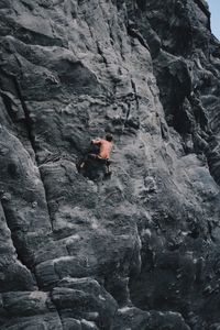 People on rock formations