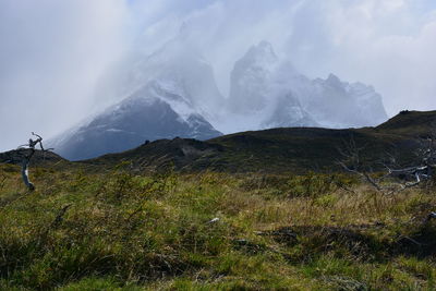 Scenic view of mountains