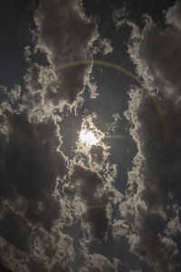 Low angle view of clouds in sky