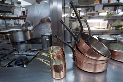 Close-up of food on table