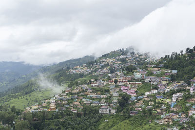 Fog in mountains monsoon season