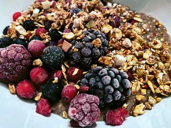 Close-up of fresh fruits on table