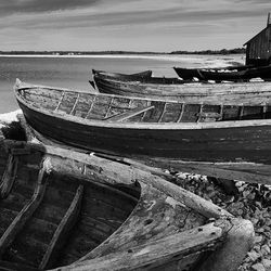 Boats in sea