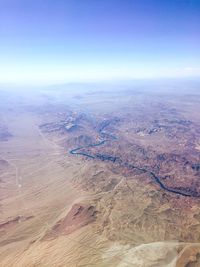 Aerial view of landscape against sky