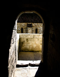 Low angle view of old building