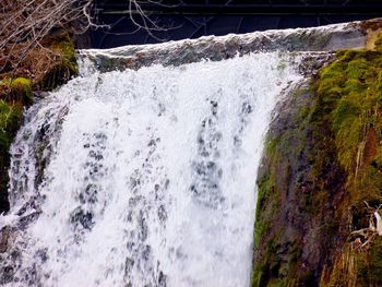 View of waterfall