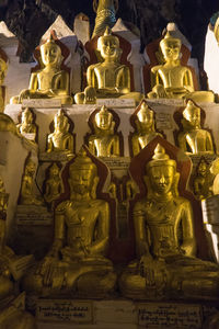 Close-up of buddha statue