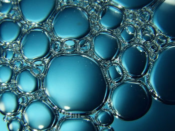 Close-up of bubbles