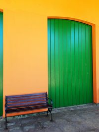 Green door