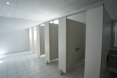 Empty corridor of building