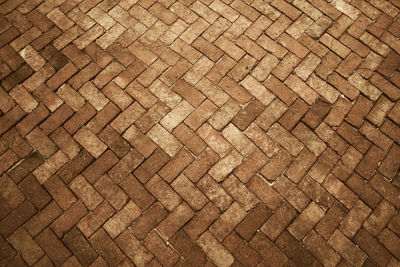 Full frame shot of cobblestone street