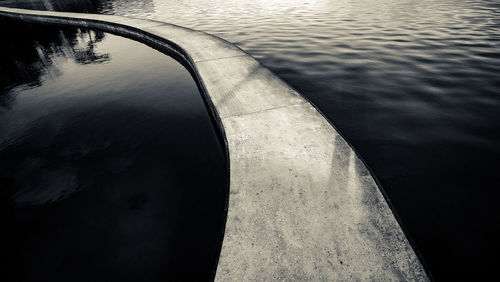 Reflection of trees in water