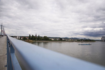 Scenic view of river against sky