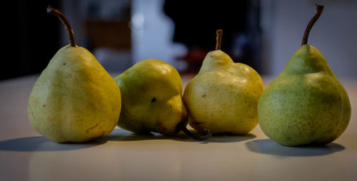 Close-up of fruits on table