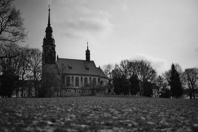 View of temple against sky