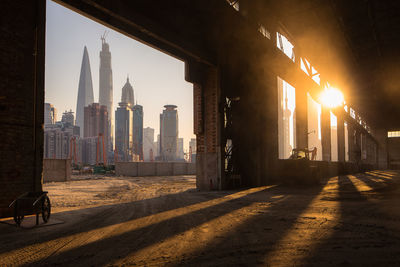 View of buildings in city