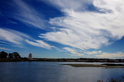 Reflection of clouds in water