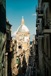 Panoramic view of buildings in city