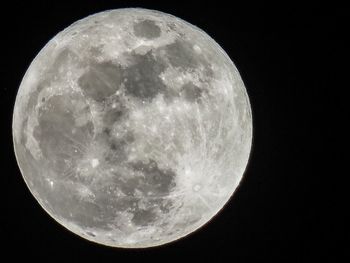 Low angle view of moon