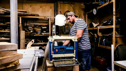 Man working in factory