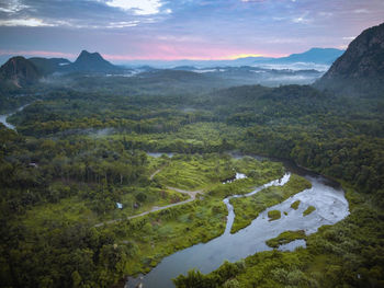 Scenic view of landscape against sky