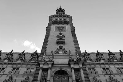 Low angle view of statue