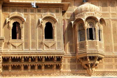 Facade of historic building