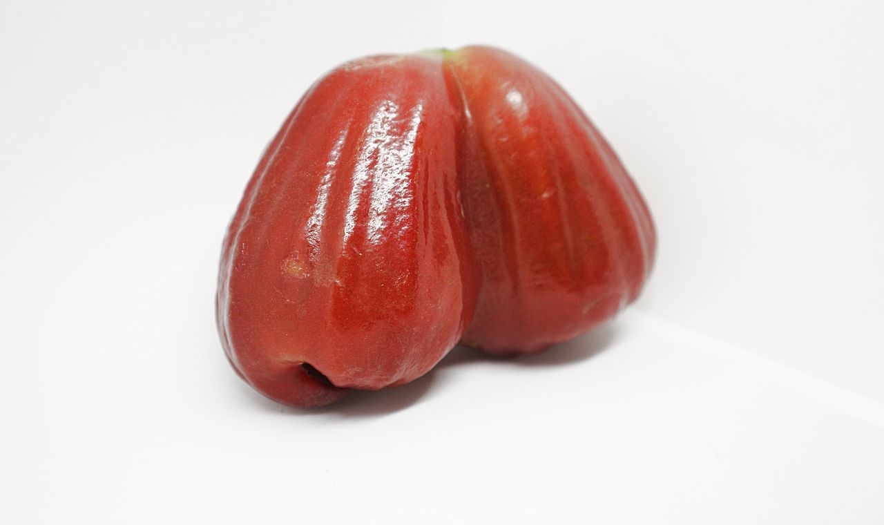 CLOSE-UP OF FRUIT AGAINST WHITE BACKGROUND