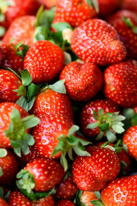 Full frame shot of strawberries