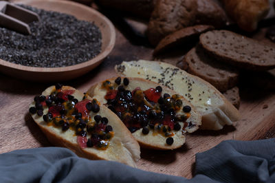 Close-up of hand holding food