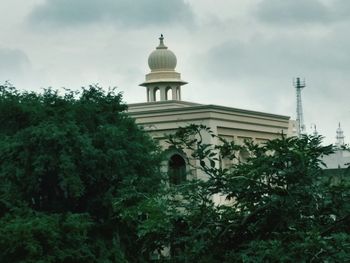 Low angle view of church against sky