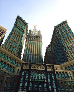 Low angle view of skyscrapers