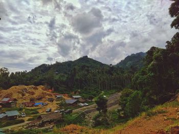 Scenic view of landscape against sky