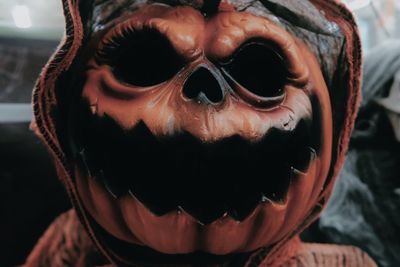 Close-up of halloween mask
