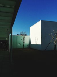 View of building against blue sky