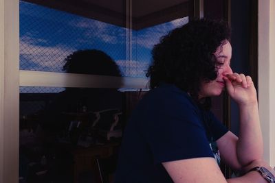 Women sitting at home