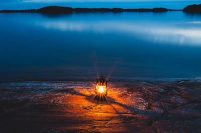 Scenic view of lake