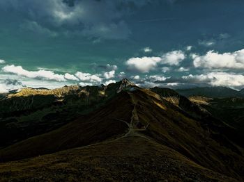 Scenic view of landscape against sky