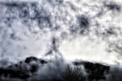 Low angle view of clouds in sky