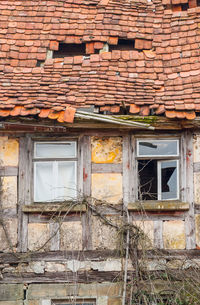 Exterior of old building