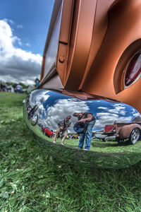 Chrome car bumper 