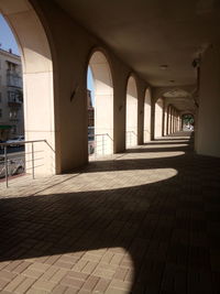 Corridor of historic building