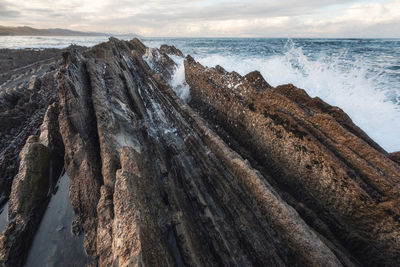 Panoramic view of sea against sky