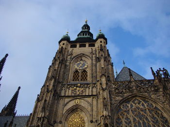 Low angle view of cathedral against sky