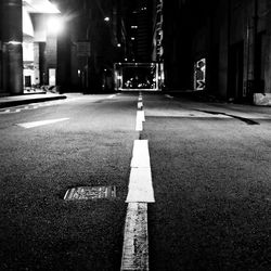 Surface level of road