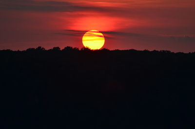 Scenic view of sunset