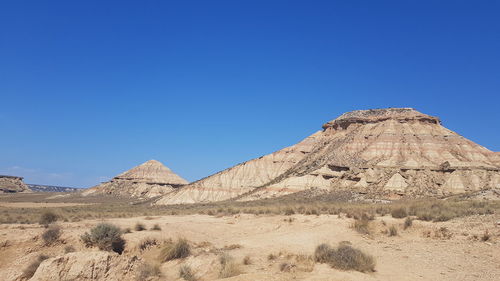 Rock formations in desert