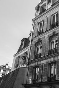 Low angle view of building against sky